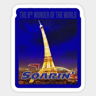 8th Wonder of the World - Soarin - Bent Eiffel Tower Sticker